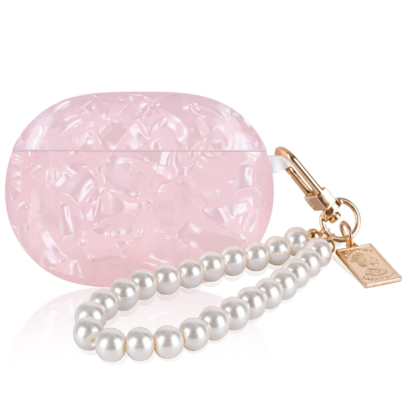 Coque Beats Studio Buds paillettes rose, le cadeau idéal pour fille - 8