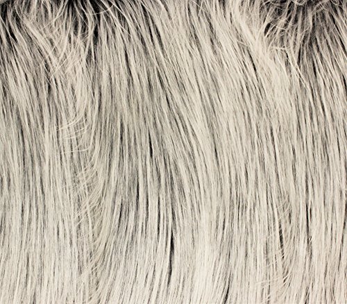 Faux Fur Fabric Long Pile Gorilla Grey Frost / 60" Wide/Sold By The Yard #TOP1