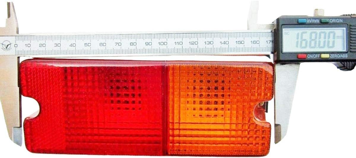 Combinazione di luci per trattore Luci posteriori Gruppo luci posteriori trattore con lampadine 12v Compatibile con Sonalika Indofarm Standard Universal Trattori parti luci