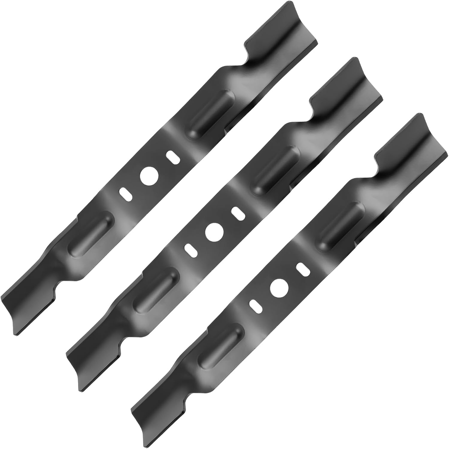 581101101 Mulching Blades for 54" Mower Deck, Compatible with Hus qvarna GT54CS GT54LS YT54LS Pou LAN PP24KA54 Craftsman Redmax Lawn Mower, 3 Pack