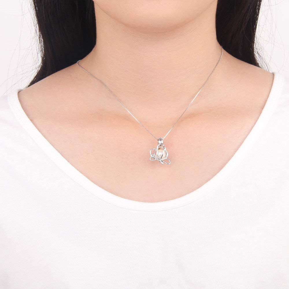 925 Sterling Silver Flying Butterfly Cage Pendants for Pearl, Cages for DIY Jewelry Making - Image 6