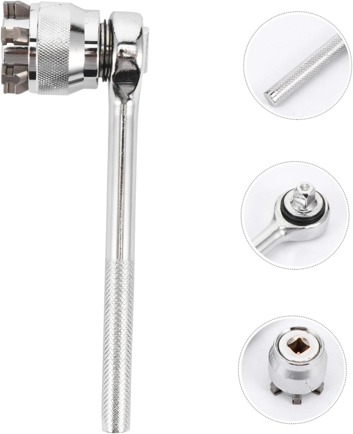 POPETPOP 4pcs Adjustable Socket Wrench All-fitting Tool for and Removal of Damaged Rusty Compatible