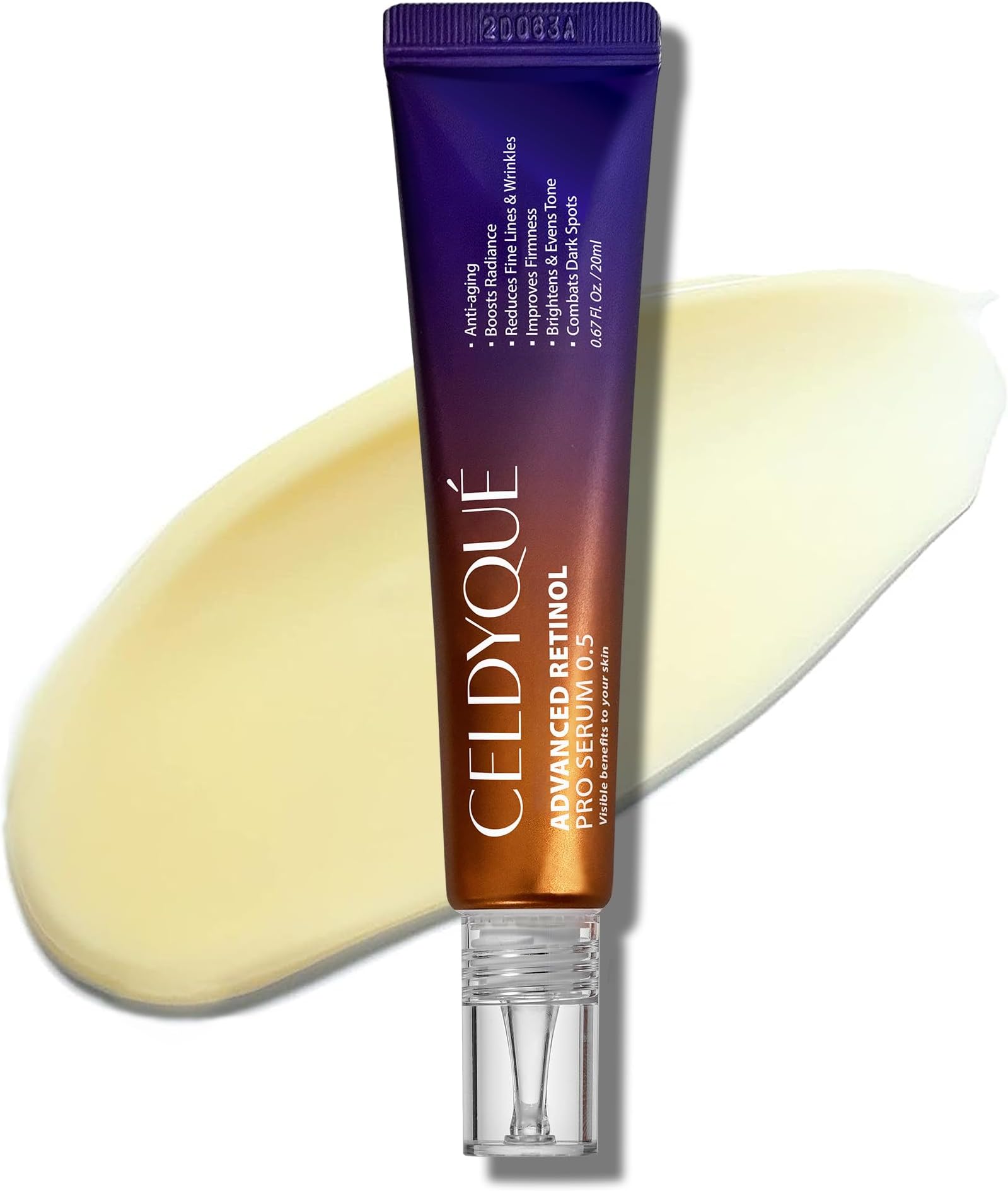 Advanced Gentle Retinol Pro Retinal Eye Cream Serum 0.5 w/Centella Asiatica 66% Anti-Aging Radiance-Boosting & Skin-Smoothing Cream w/Retinoid Complex, Niacinamide & Hyaluronic Acid Korean Skincare
