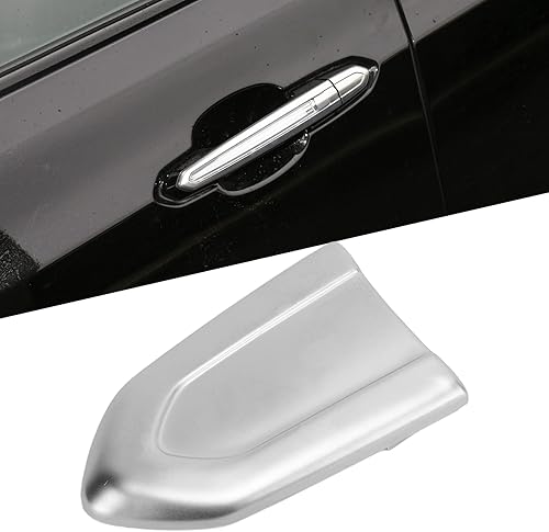 Miniatura 9 de EVGATSAUTO Cubierta de cerradura de manija de puerta de automóvil, cubierta de bisel de bloqueo de puerta exterior de ABS para manija de puerta,