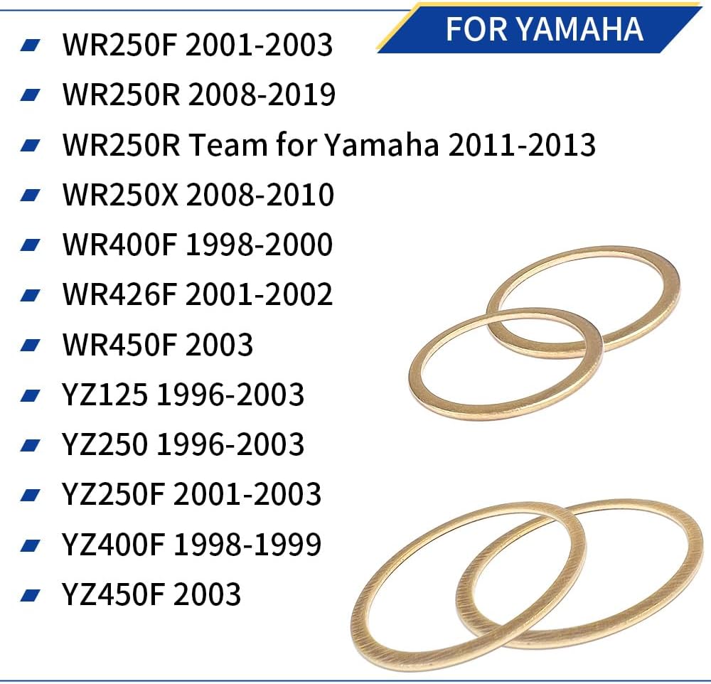 Fork Bushing Dust Oil Seal Rebuild OEM#7386010 For Honda CR250R CR125R; For Kawasak KX500 KX125 KX250; YZ125 YZ400F YZ426F YZ250 YZ450F WR250F WR250R WR250R WR400F WR426F WR450F 1996-2019