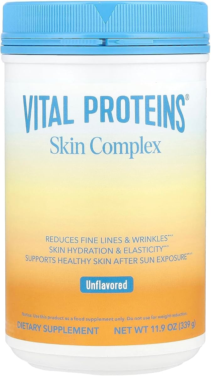 Péptidos de colágeno para mujeres, sin sabor, 11.9 oz | VERISOL® & Holimel ®, 20 g de péptidos de colágeno, ayuda a la apariencia de la piel, vitamina C y ácido hialurónico, 16 porciones