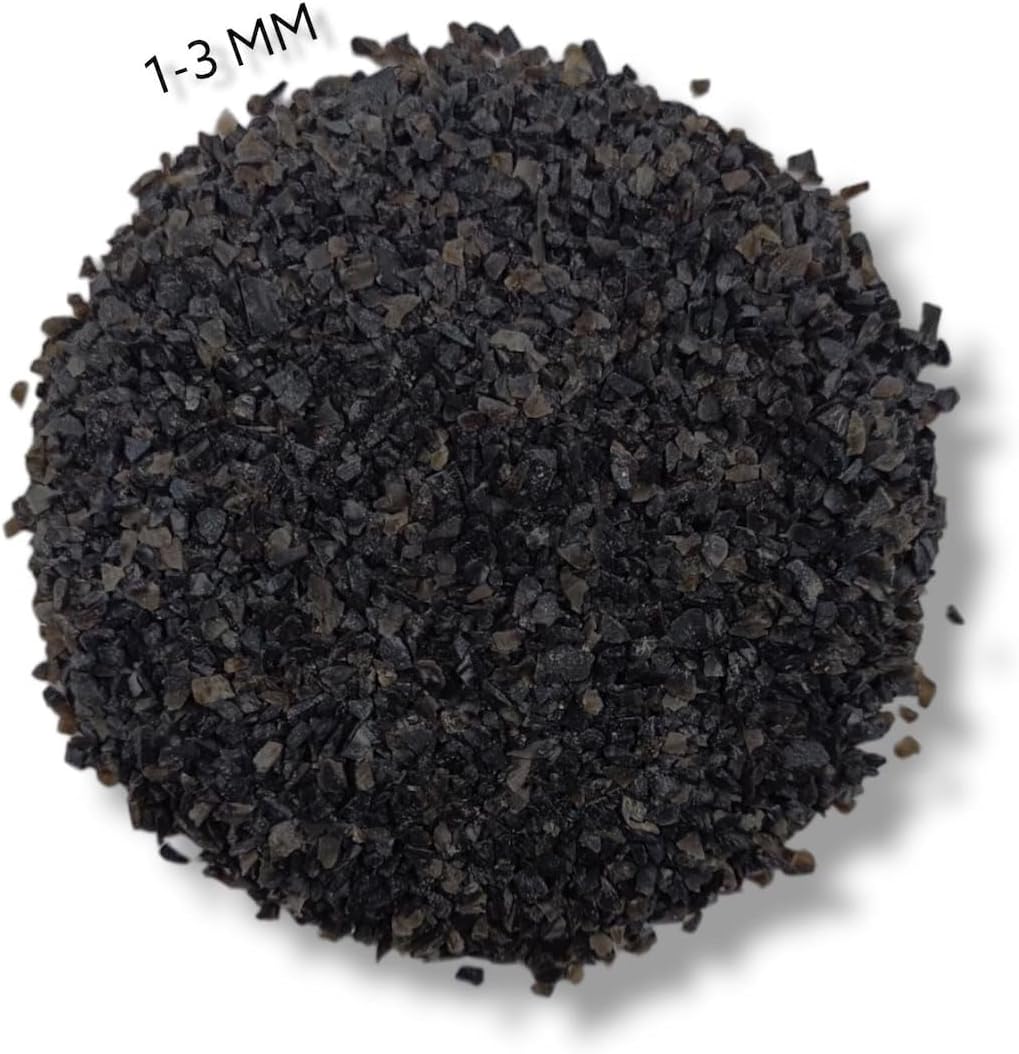 Black Onyx Crushed Loose Gemstone Powder All Sizes Available Fine Healing Stone Dust for Inlay, Woodworking, Resin Art, Jewelry Making