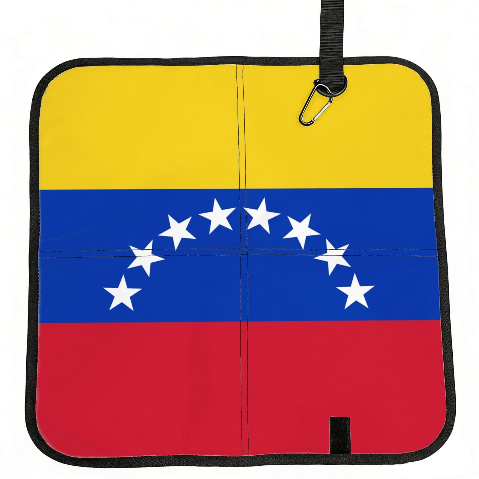 ERCgad Flag Of Venezuela Print Foldable Seat Cushion Portable Chair Pad Lightweight Travel Outdoor Office Home