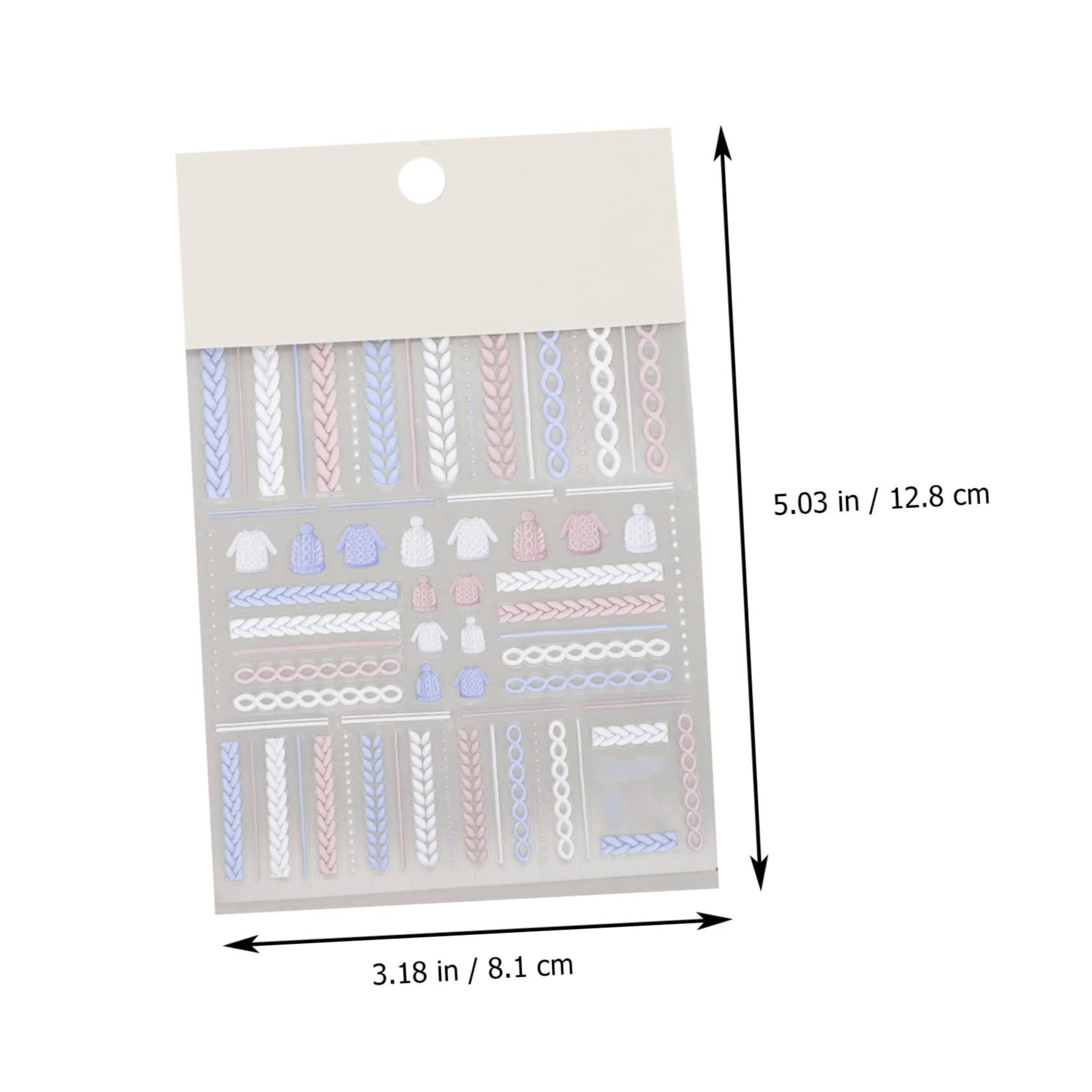 FRCOLOR 8sets Adesivi Per Unghie Natalizi Di Decalcomanie Per Nail Art Stile Xmas Facili Da Applicare e Autoadesivi Materiale Resistente e Duraturo Per Decorazioni Unghie Fai Da Te