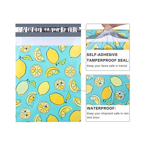 Mailer Plus aschen, 25,4 x 33 cm, Zitronengelb, 100 Stück – Bild 5