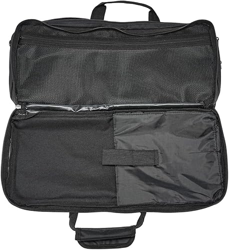 Miniatura 7 de EVERPRIDE 4 bolsillos - Negro - Bolsa para cuchillos de chef, 20 ranuras para cuchillos, 4 compartimentos de almacenamiento, funda culinaria