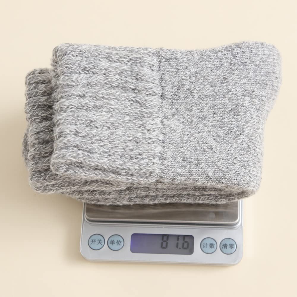 Wollsocken 5 Paare Super dicke Wollsocken Baumwolltuch Baumwolltuch Warmes Winter Socken Weiche Thermal Kaschmir Schnee Casual Socken EU 39-45 Wollsocken Damen ( Color : Mix Colors , Size : EU 39-45 U