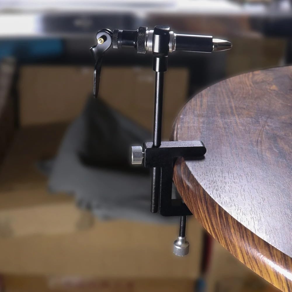 1pc Fly Tying Vise C Clamp Steel Hard Jaws 360 Rotating Precision Table Vise of Fly Tying Tools