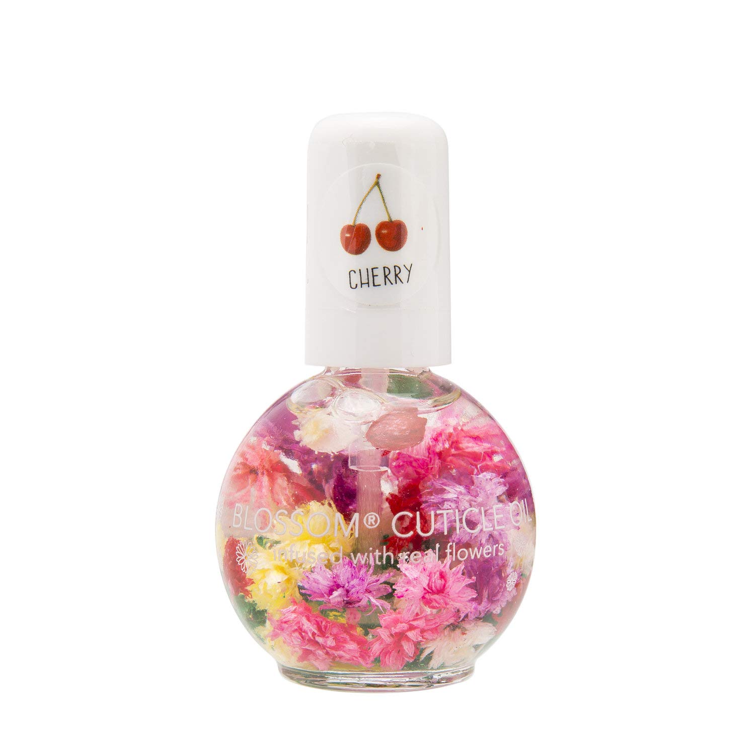 Blossom Scented Cuticle Oil (0.42 oz) infused with REAL flowers - made in USA (Hibiscus) : Beauty & Personal Care