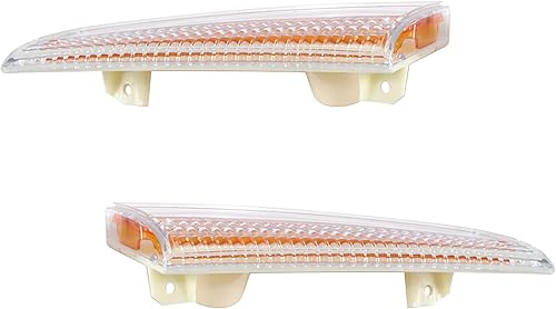 Vista 23 de Par (2) Lente de luz de señal de giro de estacionamiento delantero para GMC Caballero Chevrolet Malibu El Camino 1978-1979