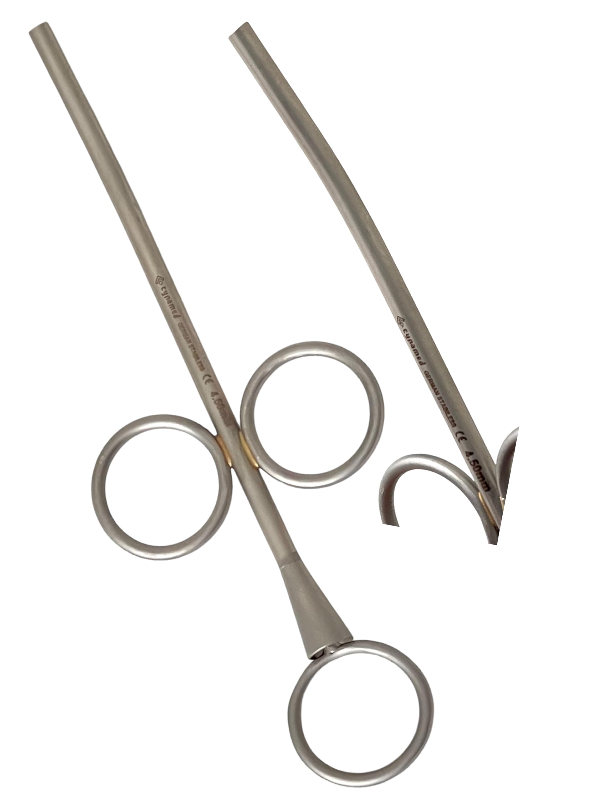 1 Each - Dental Implant Bone Graft Syringe 4.5mm Sinus Lift Bone Grafting Syringe Autoclavable,Stainless Steel Dental Instruments