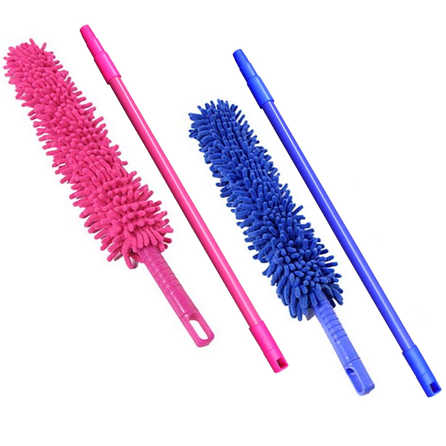 Mahadev Microfiber Brush with Flexible Plastic Handle Chenille Duster