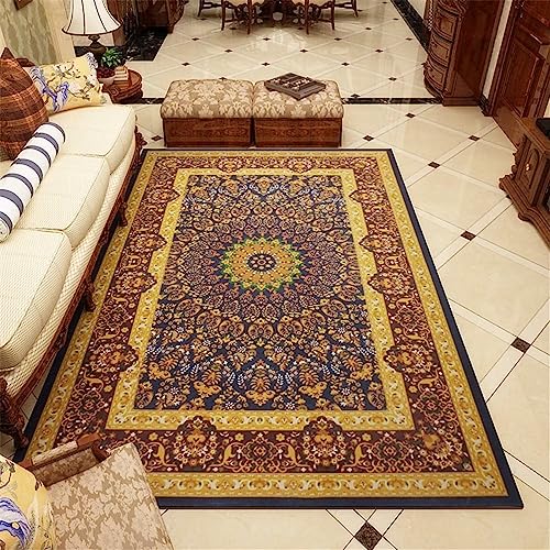Antidérapant pour tapis de chambre jaune 60x90cm déco maison fleurs