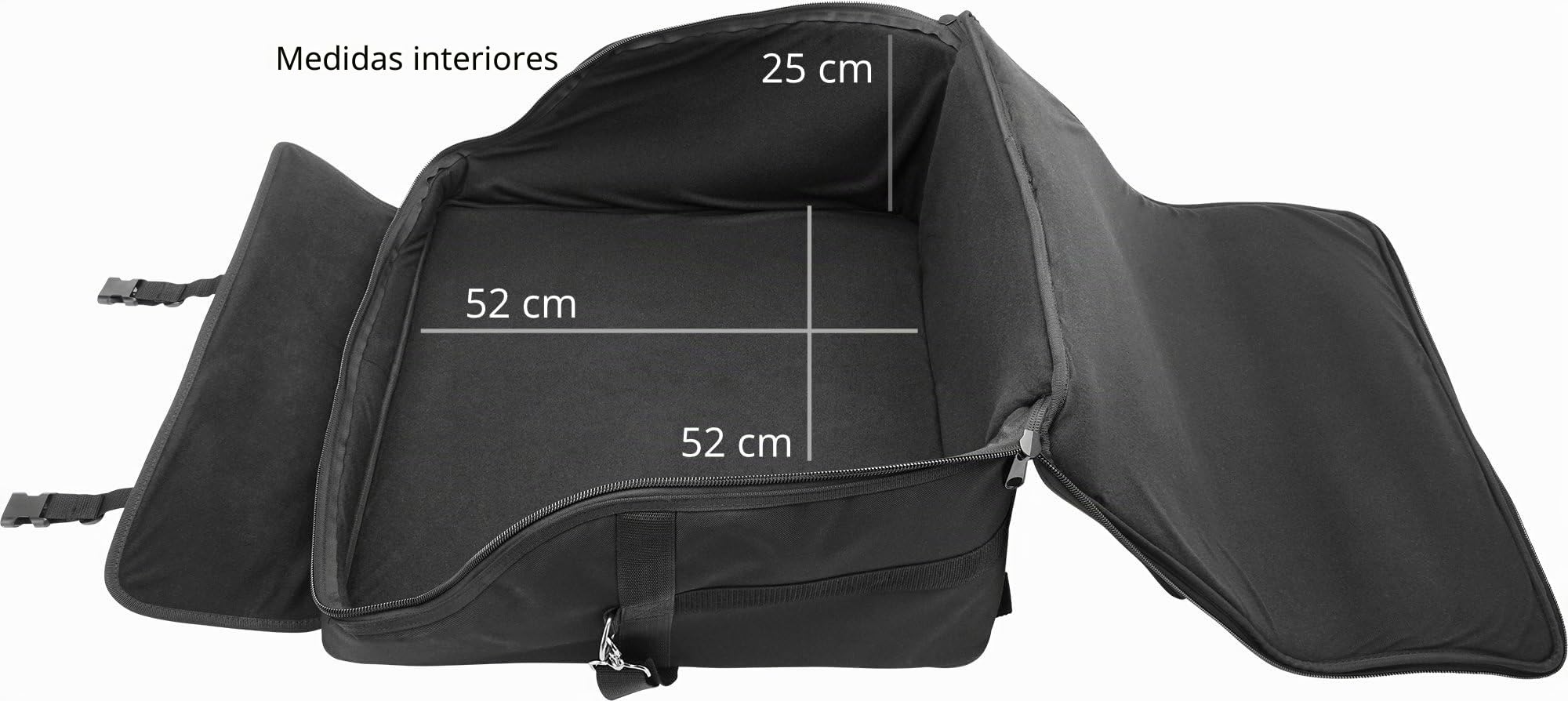 Alpenklang Funda para Acordeón IV/96, Negra, Correas de Mochila Acolchadas | Compatible con acordeones de 96 bajos, Material exterior resistente y repelente al agua, Acolchado de 10 mm de grosor
