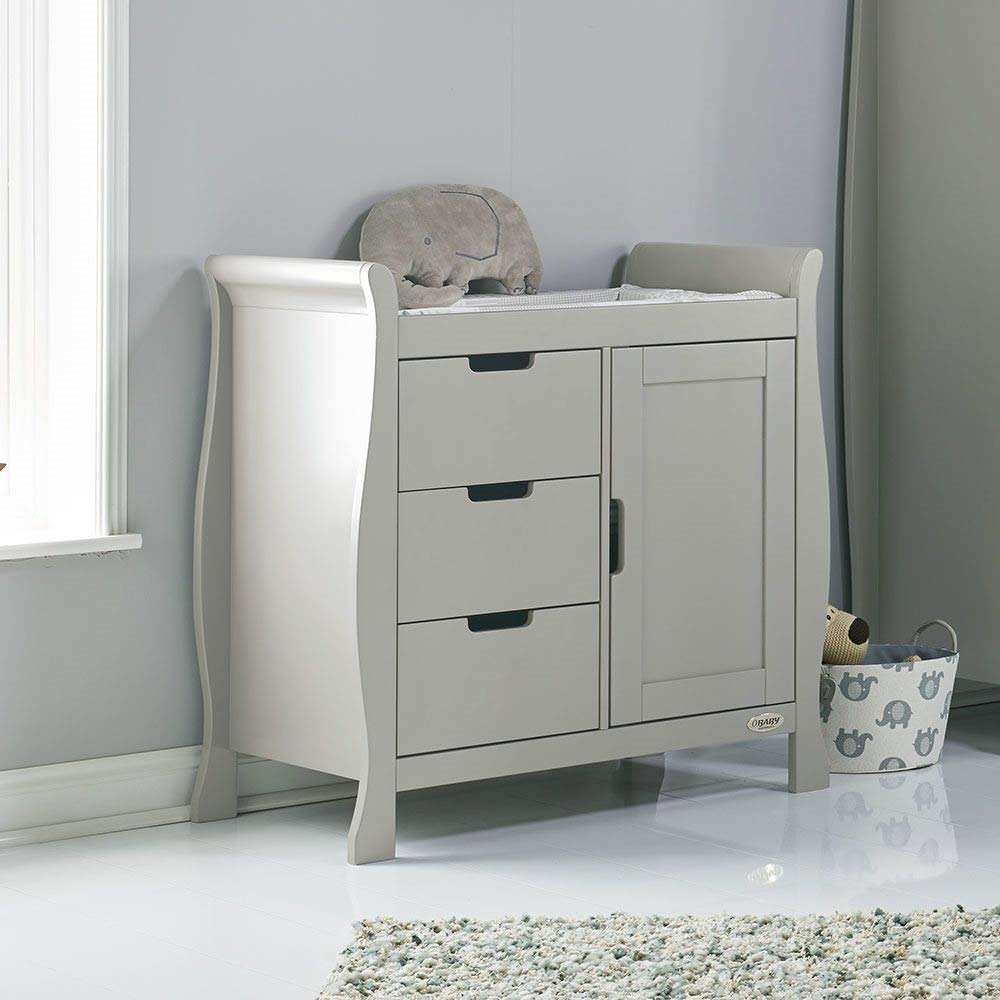 Obaby Stamford Closed Changing Unit, Warm Grey