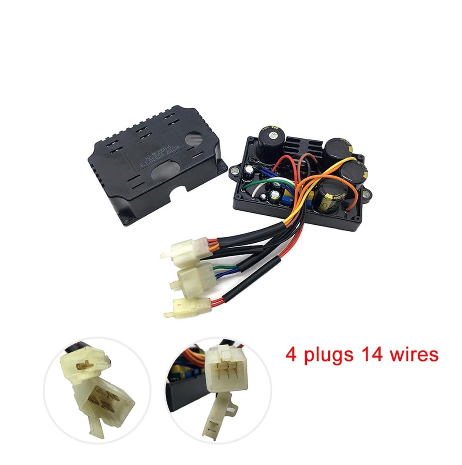 Generador de soldadura AVR HJ-5K25DH-6 5 kW, regulador voltaje automático, estabilizador soldador, 14 cables