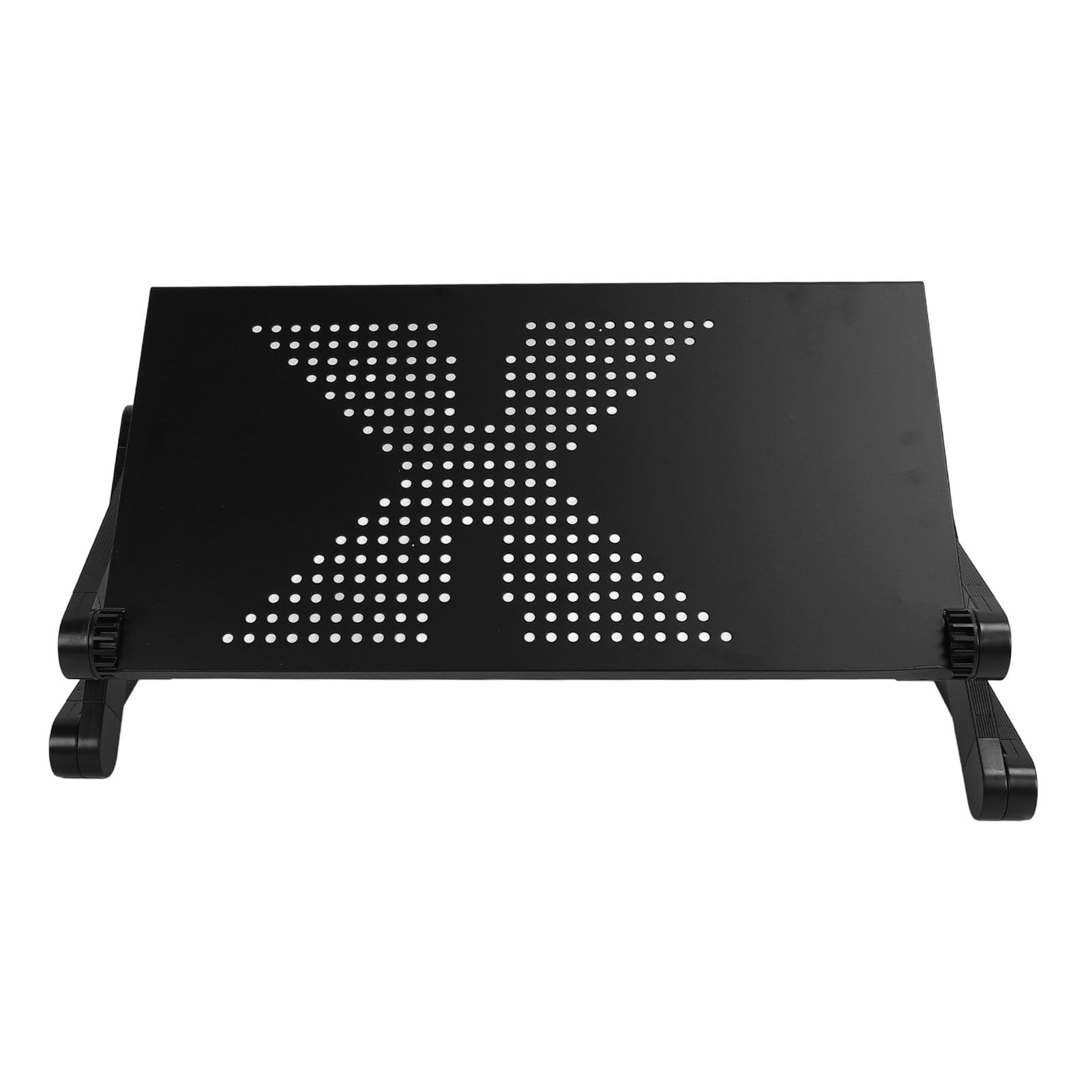 Acouto Supporto per Laptop in Alluminio in Lega 360 Gradi Porta del Taccuino Pieghevole Pieghevole 480x260mm Base Senza Soluzione di continuità (BLACK)