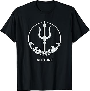 Neptune Ancient Roman God of the Sea Trident Symbol T-Shirt