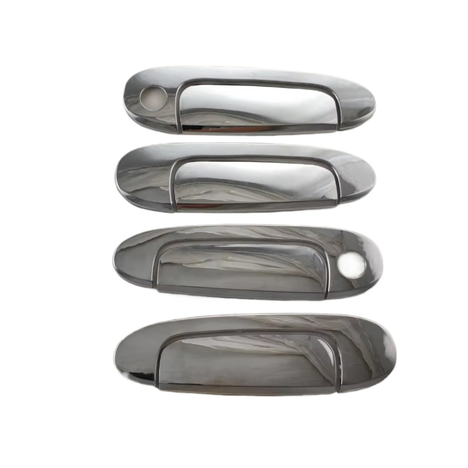 Qdzvalumv One Color Car Door Handles Cover Shell Compatible With Toyota For Yaris For Vitz 1996-2000 Car Exterior Door Handle Bowl Cover Trim Front Rear Protector Accessories Set