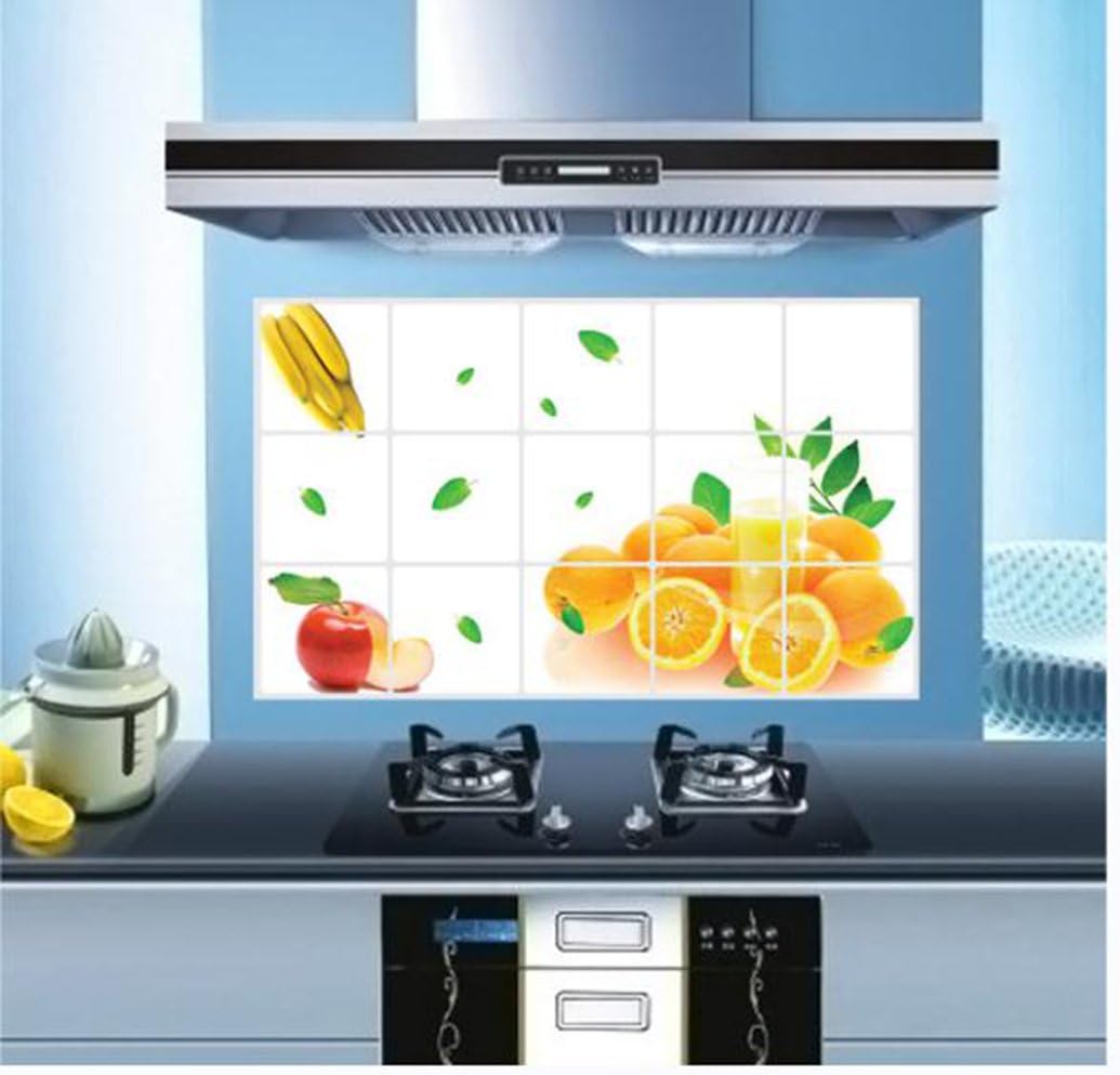 Lifeupmall Kitchen Oil Proof Wall Stickers Room Art Mural