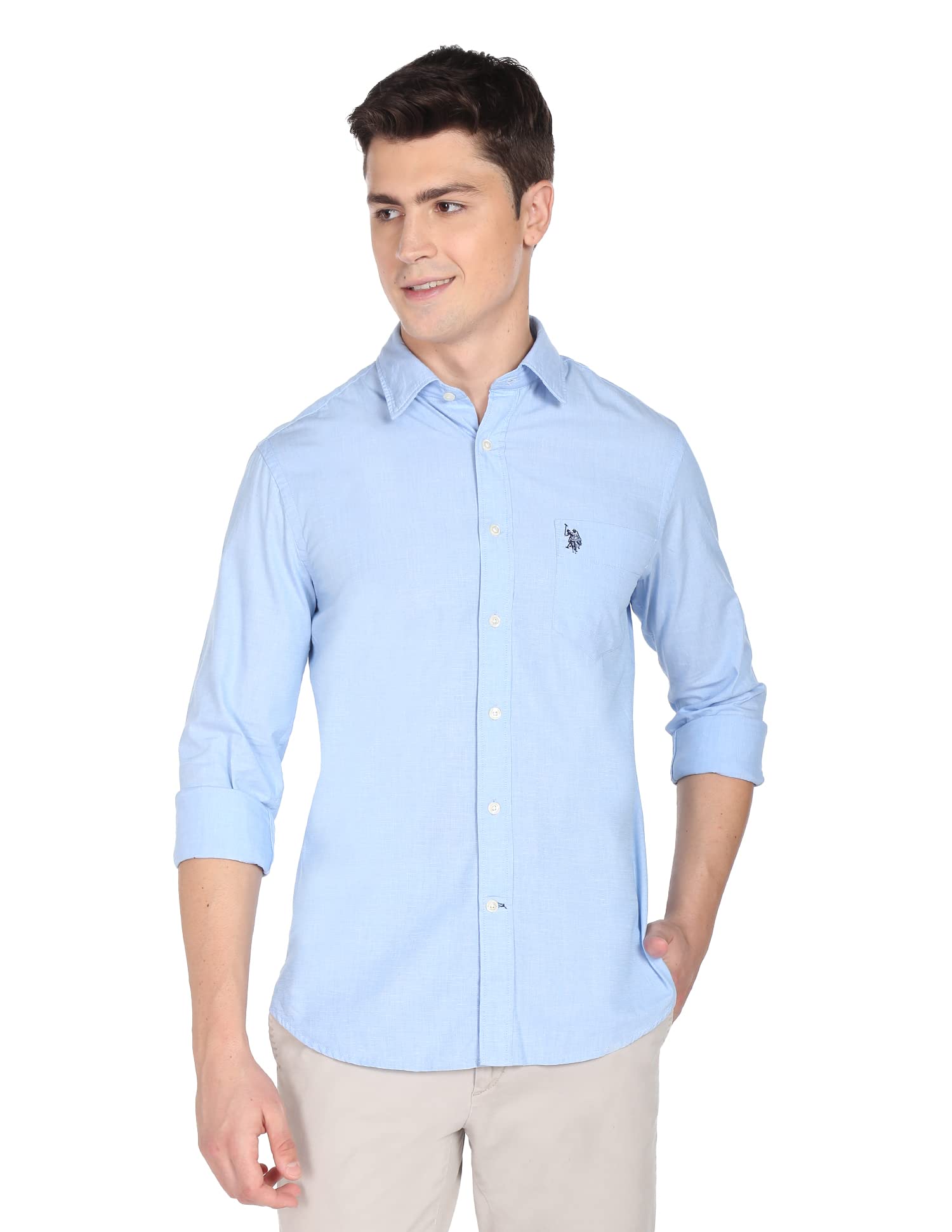 U.S. POLO ASSN.Men's Cotton Regular Fit Shirt