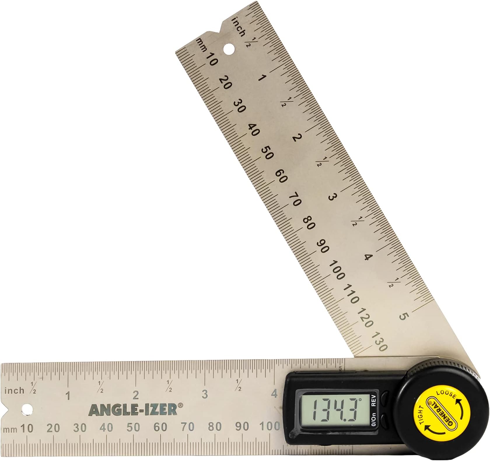 General Tools Digital Angle Finder Rule, 5-Inch (822)