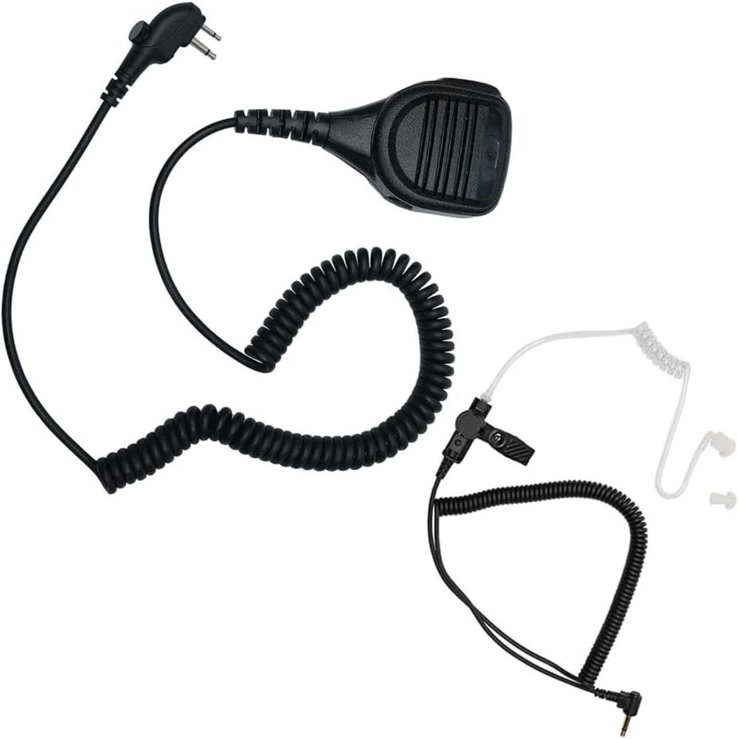 Speaker Microphone for Hytera HYT Radios Compatible with TC-508 TC-580 BD502i PD502 PD482i PD402i PD562i BD502 Two Way Radio Walkie Talkie with 3.5mm Listen Only Earpiece