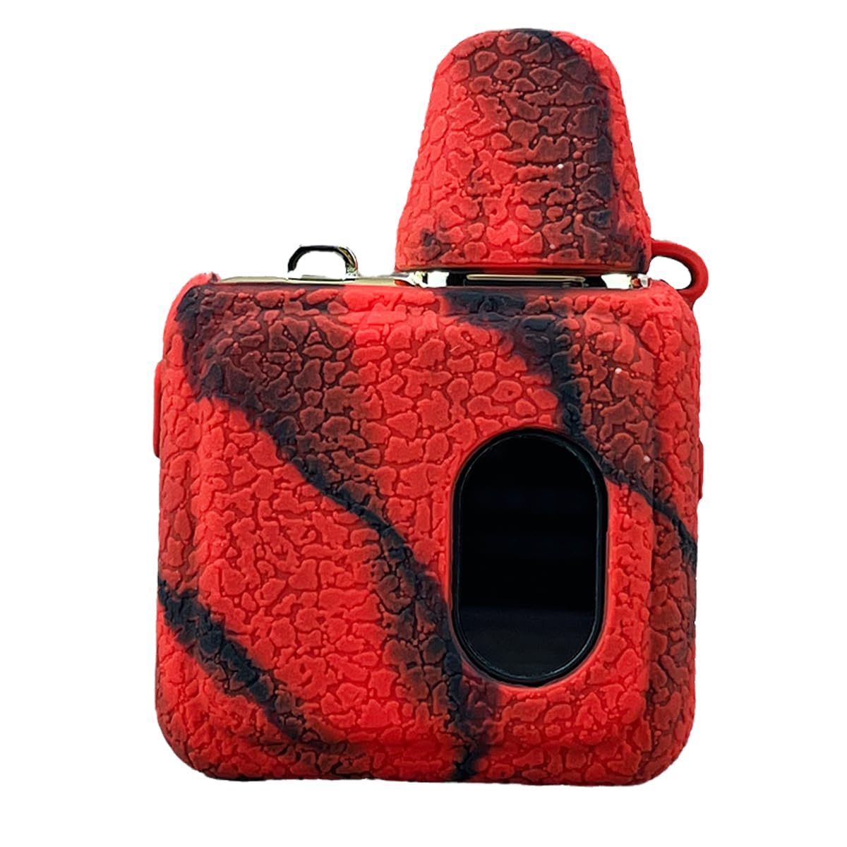 Silicone Case Compatible with OXVA Xlim SQ Pro Kit | Protective, Durable Skin, Sleeve, Cover, Wrap, Gel, Case, shield (Black Red)