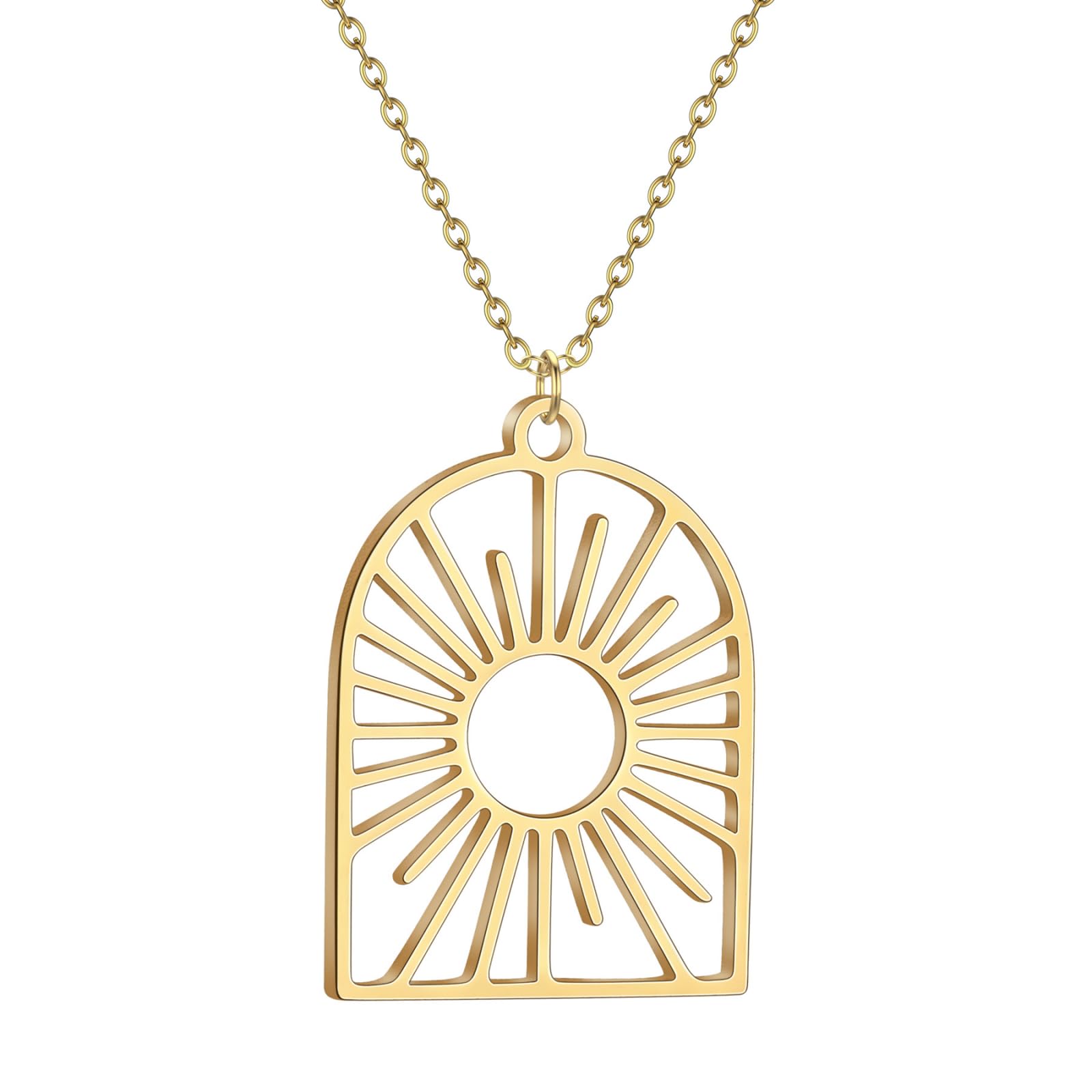 Bijoux à breloque solaire en acier inaltérable de haute qualité