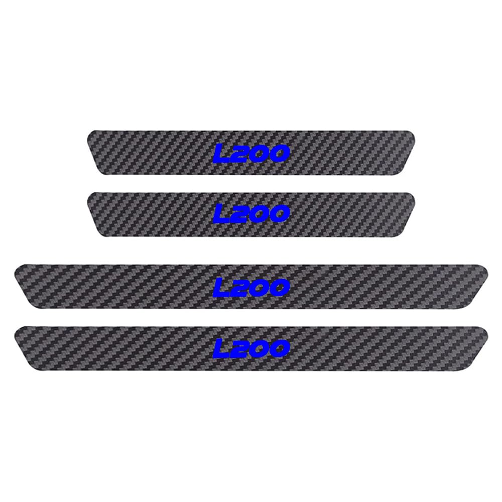 SDYAYFGE 4Pcs Kick Plates Car Door Sill Protector,for L200