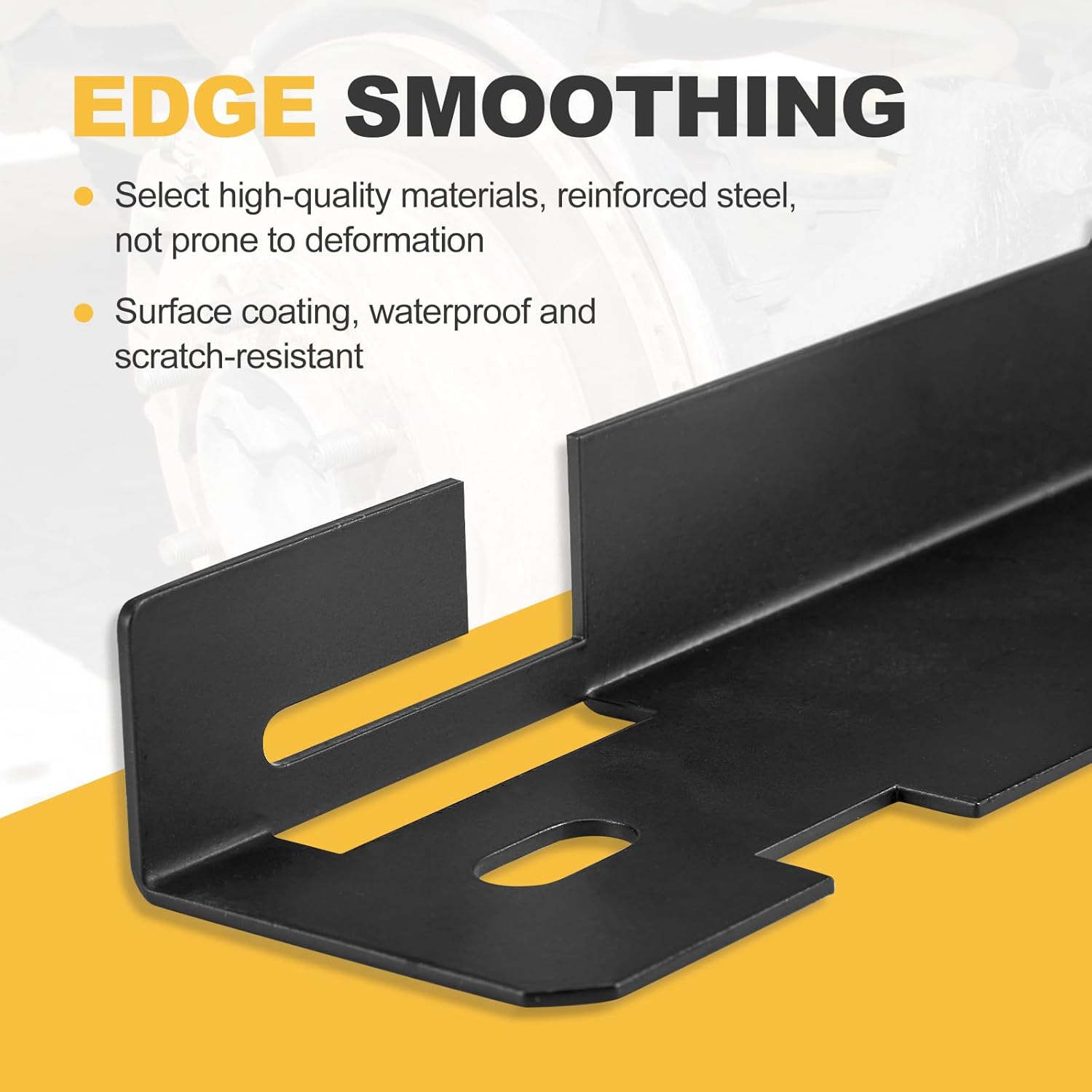 Heavy Duty Wheel Alignment Tool Kit Toe Alignment Tool Black Includes 2 Pcs Tape Measures Suitable for Car, Truck, SUV, and Various Vehicles Camber Alignment Plates