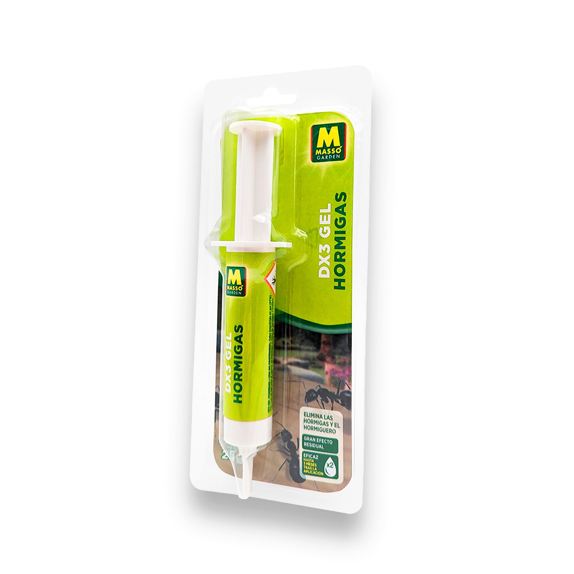 Gel Cebo Insecticida Anti Hormigas DX3 GEL Muy Eficaz 25 GR | Elimina todo el hormiguero incluida la reina | Gel Incoloro, Inodoro y no mancha | Contiene Repelente para Niños y Mascotas | Nexum Market