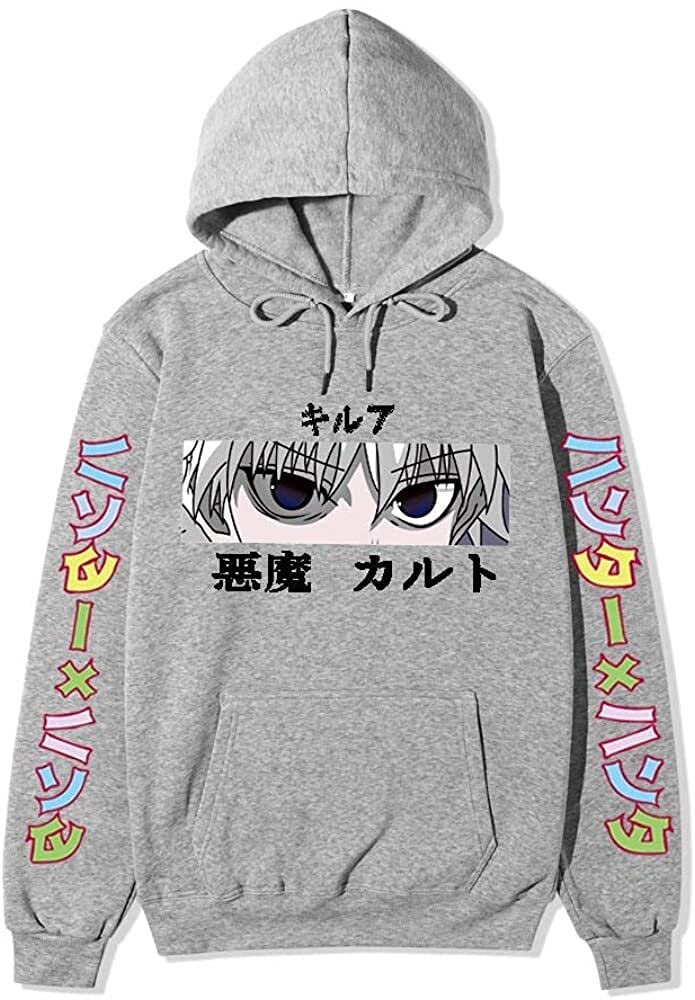 Buy Hunter X Hunter Hoodie HxH Pullover Gon Killua Sweatshirt Gon Freecss Hisoka Kurapika Killua