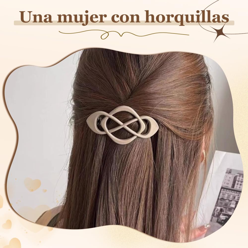 4 Pack Vintage French Barrette Hair Clips, 2026 New Hair Clip Accessories for Women, Strong Hold No Slip Styling (Black) - Image 5