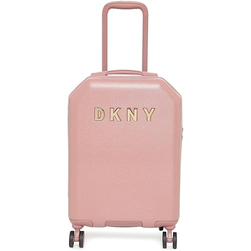 DKNY Metal Logo, Dark Rose, 21" Carry On