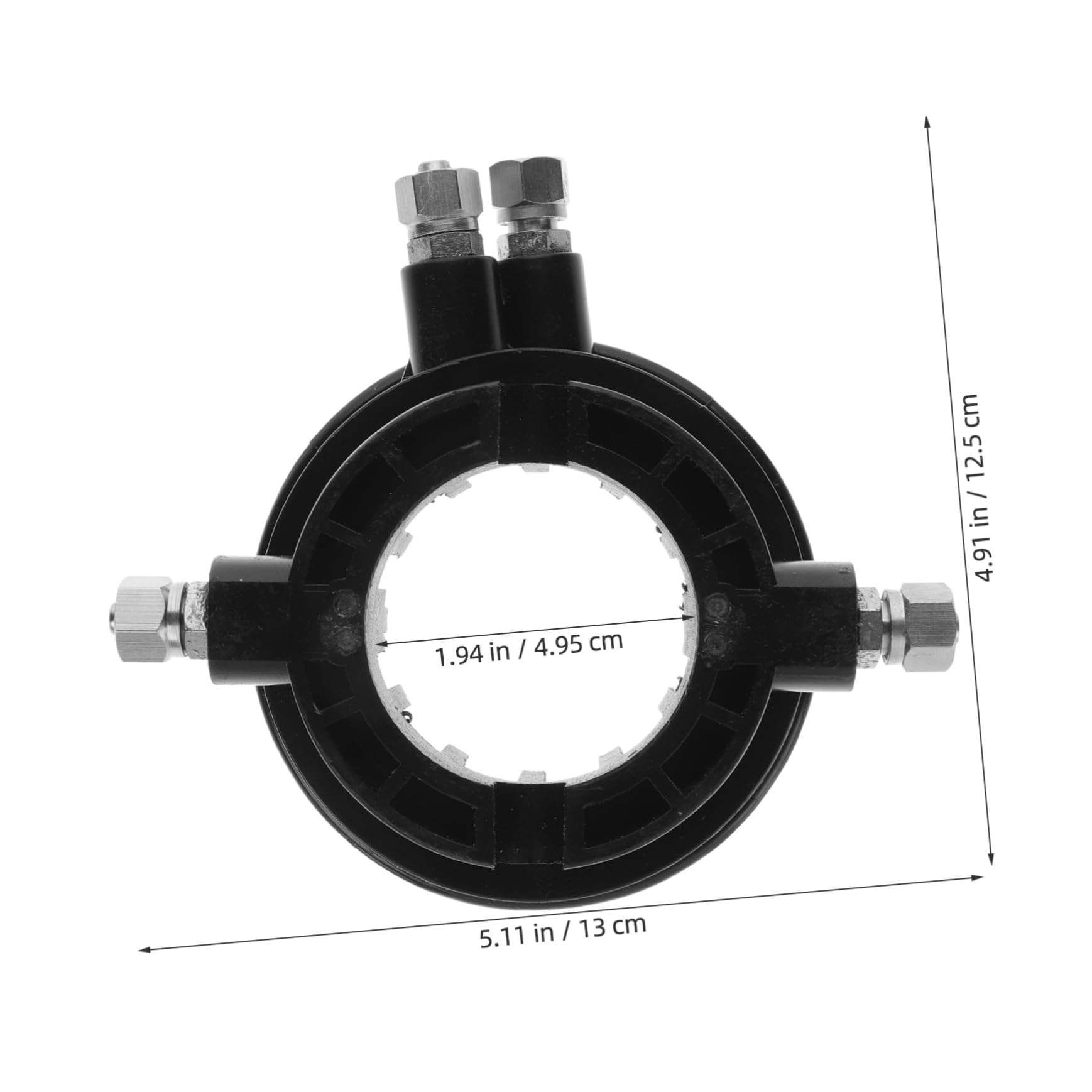 Coupleur Rotatif pour Changeur de Pneus, Valve D'air Noire 8mm