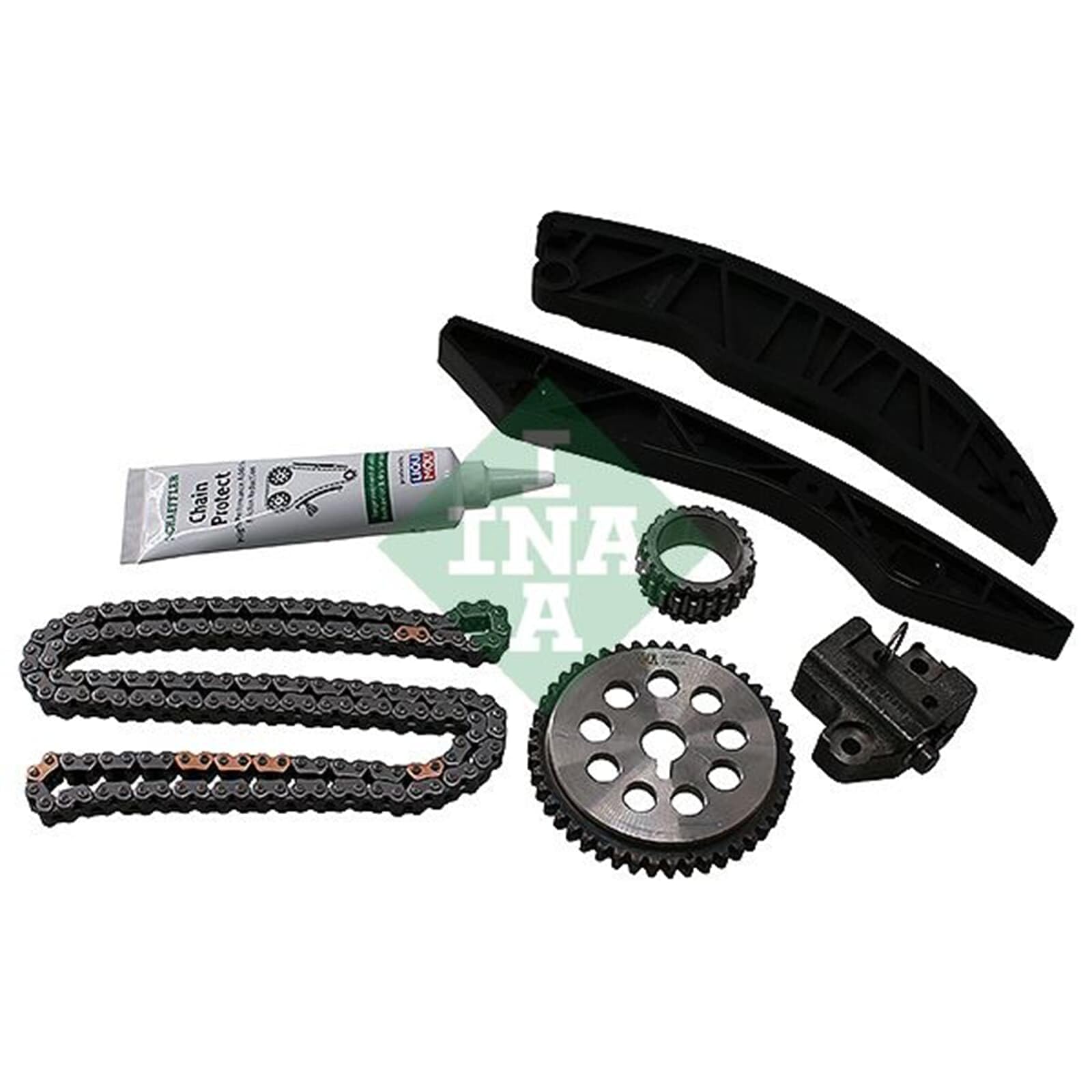 INA 559 0214 30 Kit catena distribuzione idraulico idraulico | Compatibile con: HYUNDAI ACCENT IV Stufenheck, ELANTRA IV Stufenheck, i20 I, i30, i30, i30 Kombi, i30 Kombi, ix20, VELOSTER