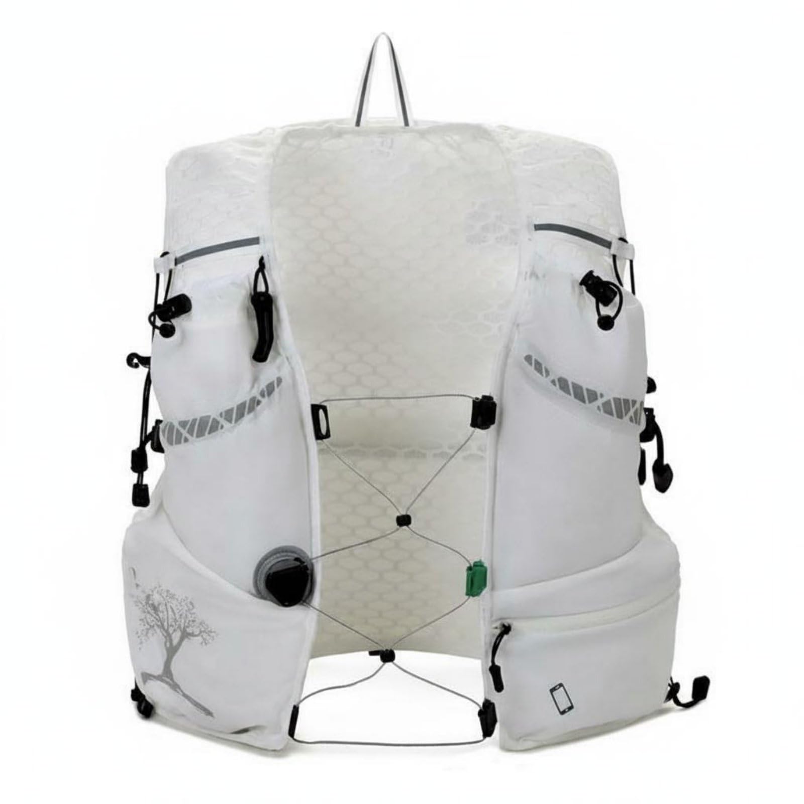B Baosity Gilet d'Hydratation Extérieur Pratique pour Jogging Cyclisme avec Ventilation Avancée Poches Multiples Transport Efficace d'Objets Personnels