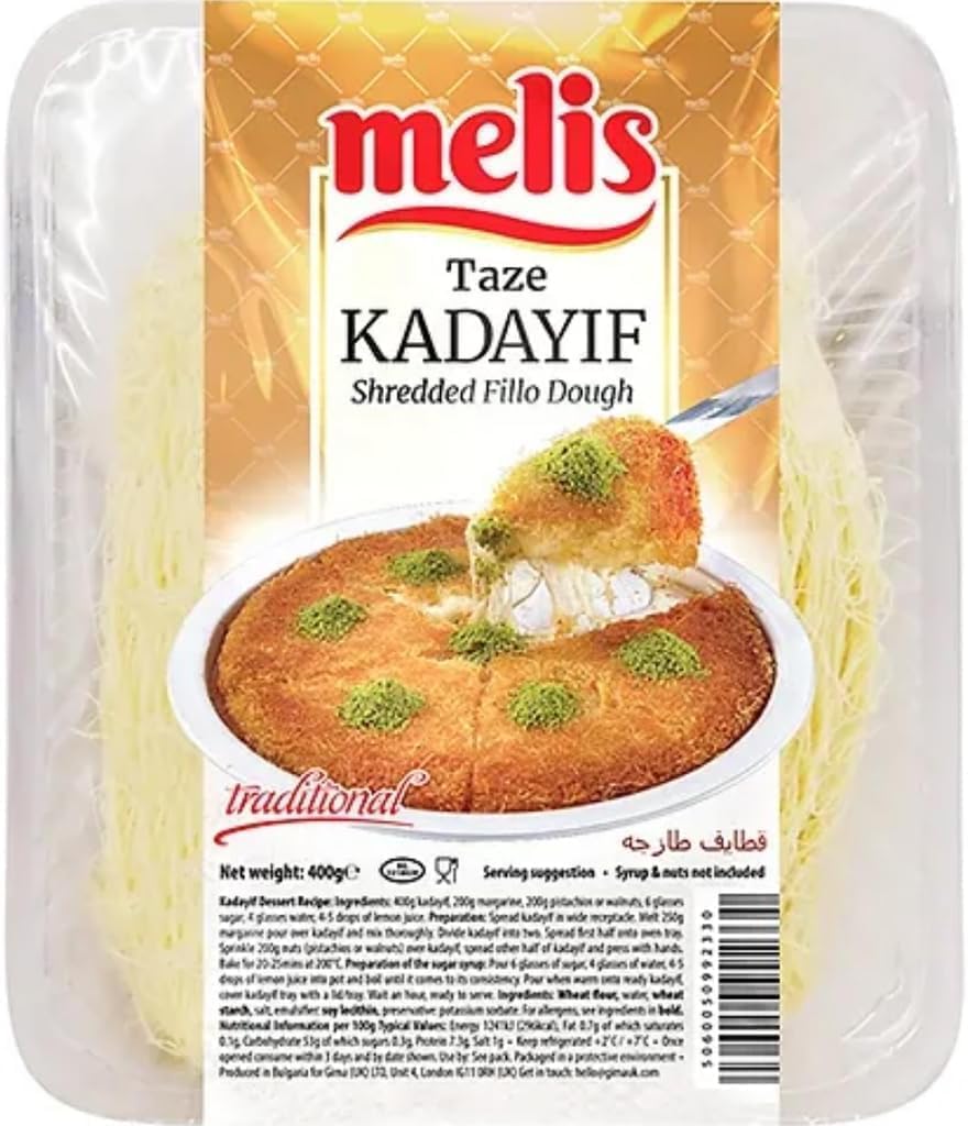Masa Kadayif fresca rallada para pastelería 400 g