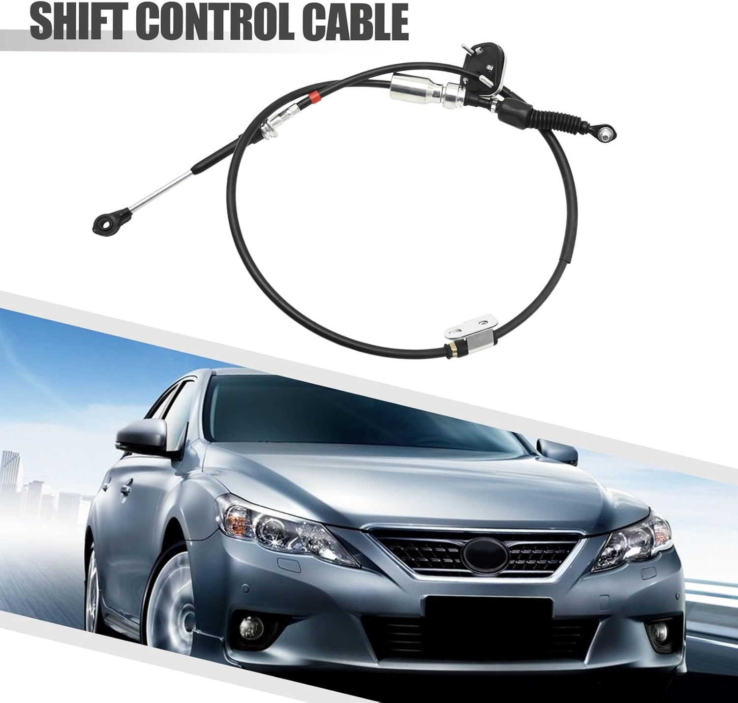 UOIENRT 33820-04010 Auto Transmission Shift Control Cable, Replacement for Toyota Tacoma 2005 2006 2007 2008 2009 2010 2011 2012 2013 2014 2015, Replaces 3382004010