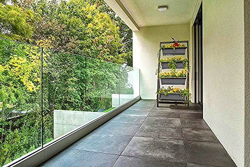 Outland Living 6-Ft Raised Garden Bed - Vertical Garden Freestanding Elevated Planter with 4 Container Boxes - Good for Patio or Balcony Indoor and Outdoor - Perfect to Grow Vegetables Herbs Flowers - Image 4