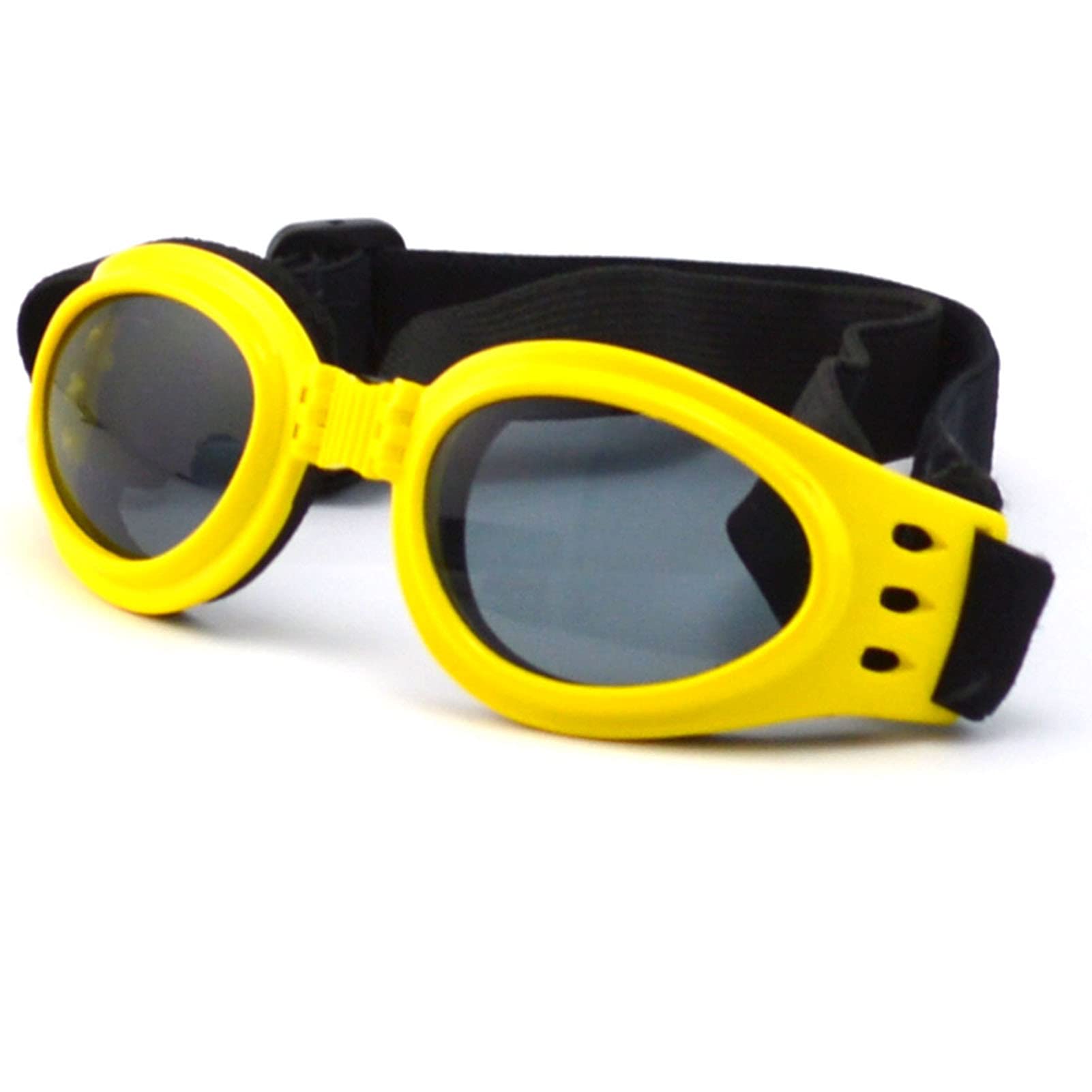 Putybudy Foldable Dog Goggles Eye Wear Protection Waterproof Pet Sunglasses Eyewear Protection Lenses Goggles for Dogs Suitable for Medium-Sized Dogs-Black/Red/White/Pink/Blue/Yellow (B09DGLSTYX) Amazon Price History, Amazon Price Tracker