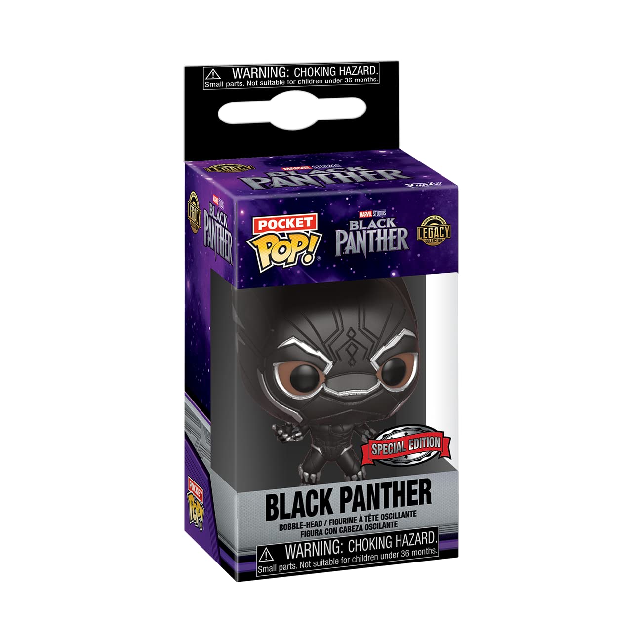 Funko Pocket Pop! & Tee: Marvel-BP, Black Panther, Extra, (Child), Extra Large, (XL), Marvel Comics, T-Shirt - Image 2