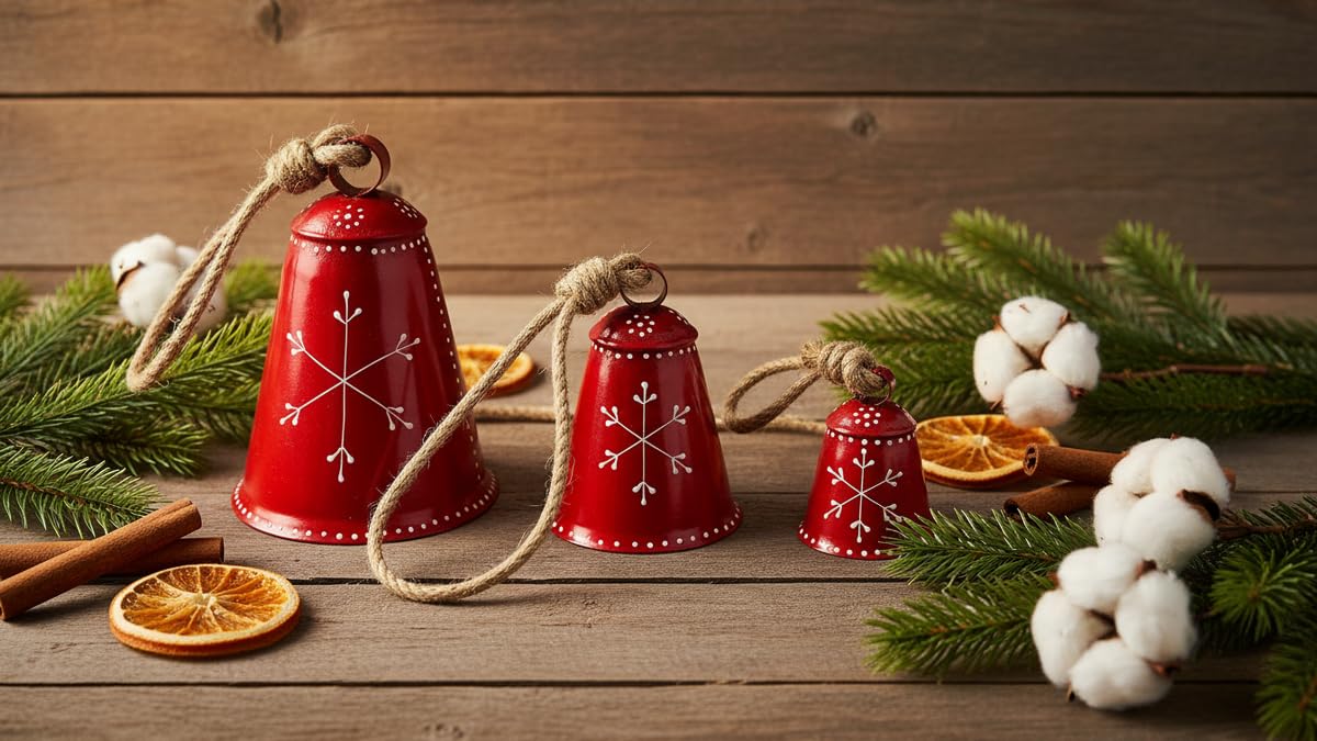 Amazon.co.jp: クリスマスベル 素朴な装飾 クリスマスビッグ