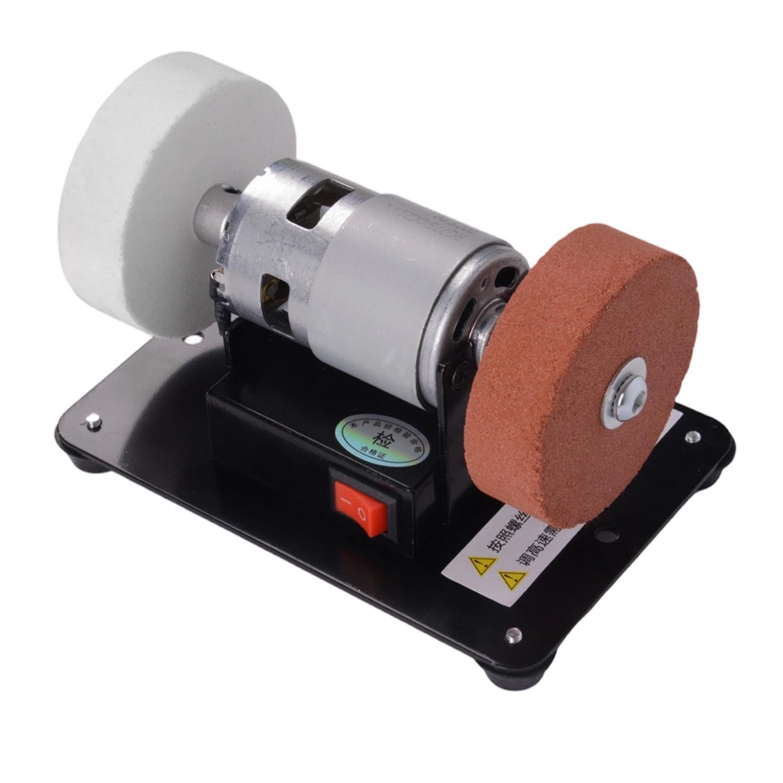 Amoladora De Banco Silenciosa Mini 6000 RPM Velocidad Máxima 100W